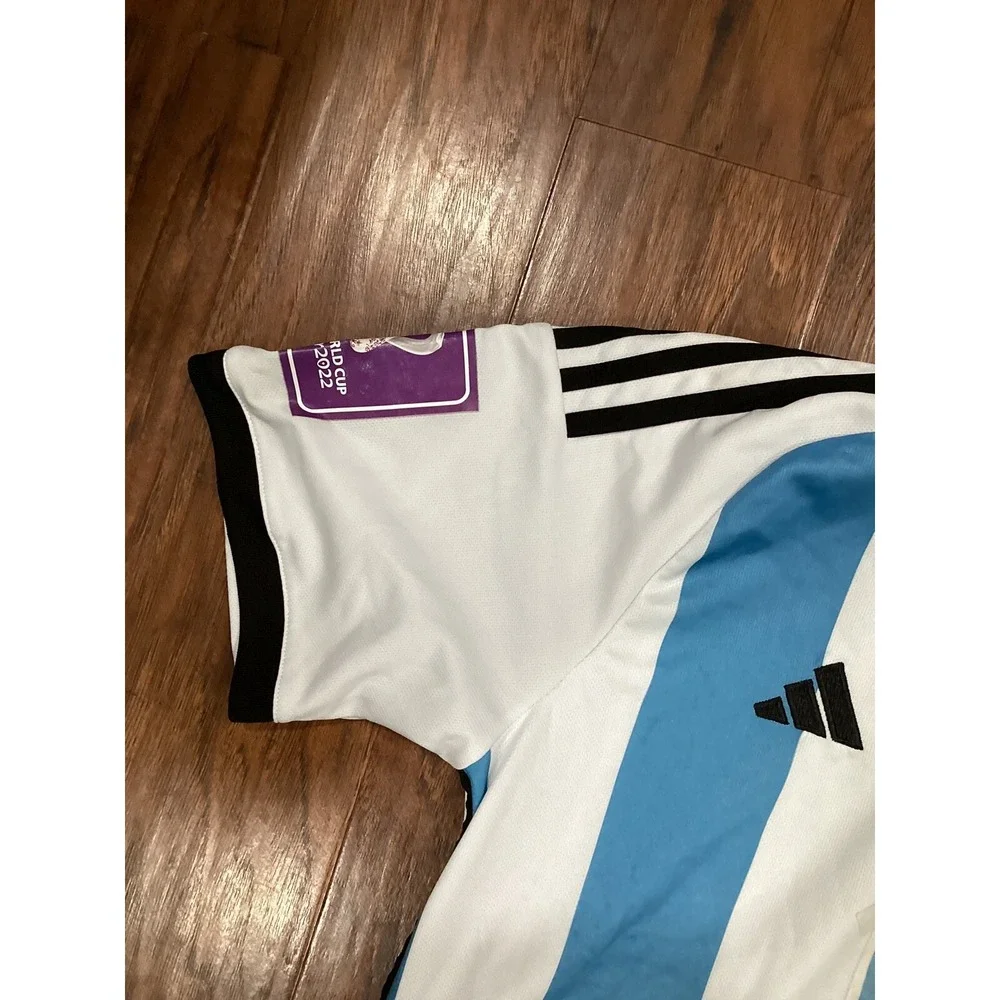 Argentina Home Worl Cup 2022 Size M Messi #10 Jersey